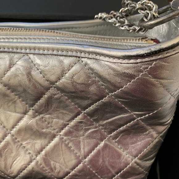 Chanel Medium Gabrielle Hobo Bag in Silver - Picture 5 of 11